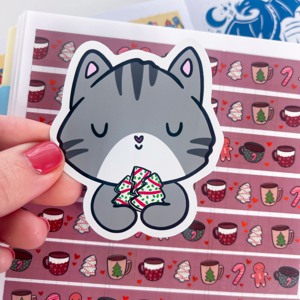 Christmas Cookie Kevin Vinyl Die Cut Sticker