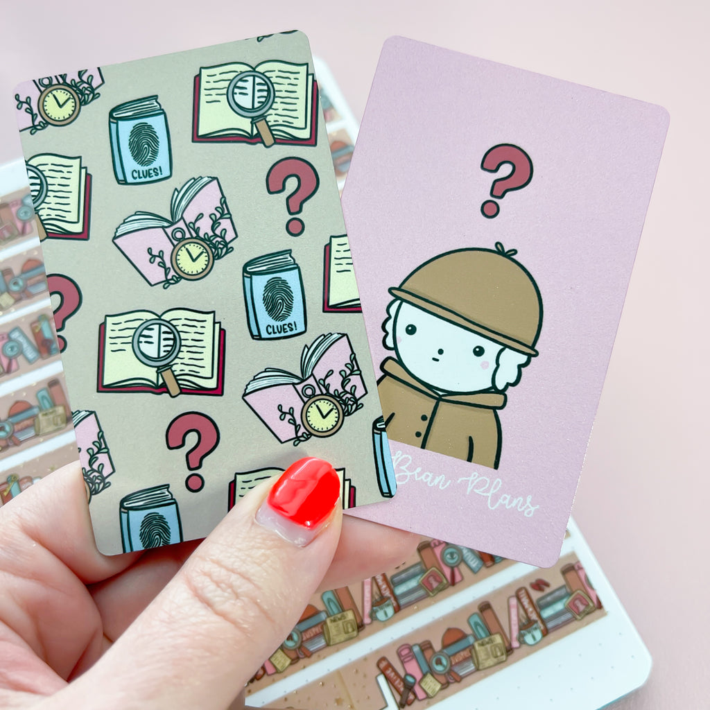 Mystery Reads Washi Card