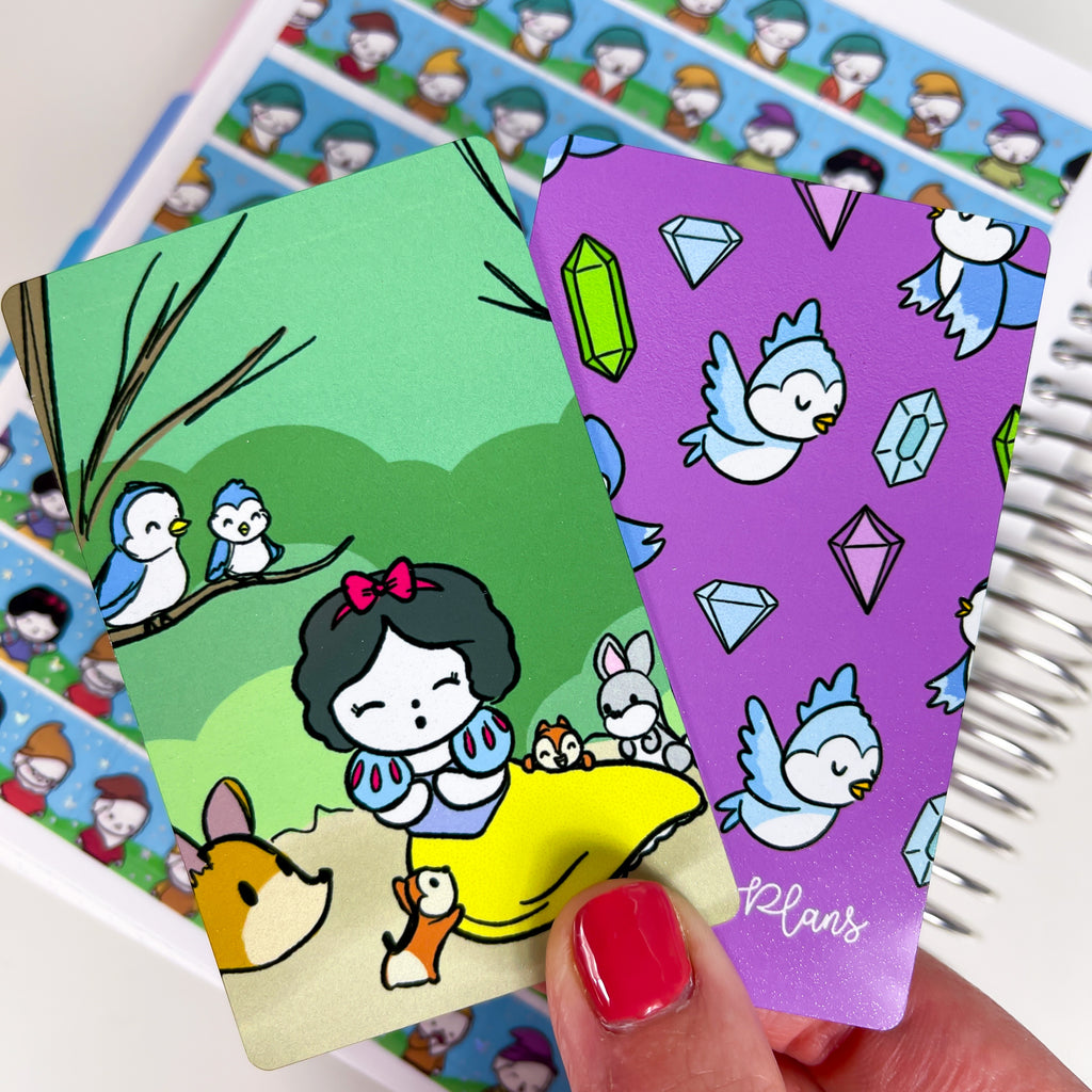 Snow Bean Princess Washi Card