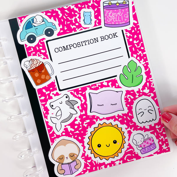 Pink Notebook - Disc Bound Sticker Album