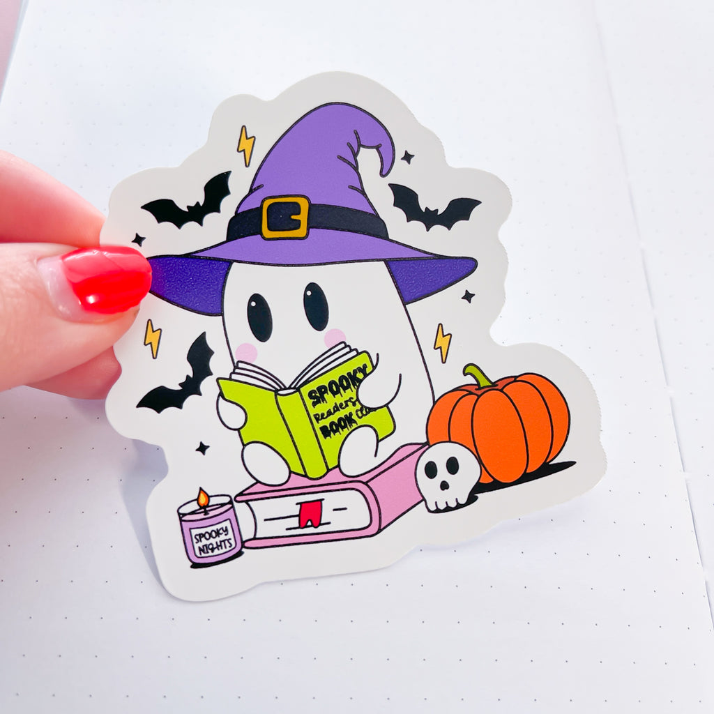 Spooky Nights Reader Vinyl Die Cut Sticker