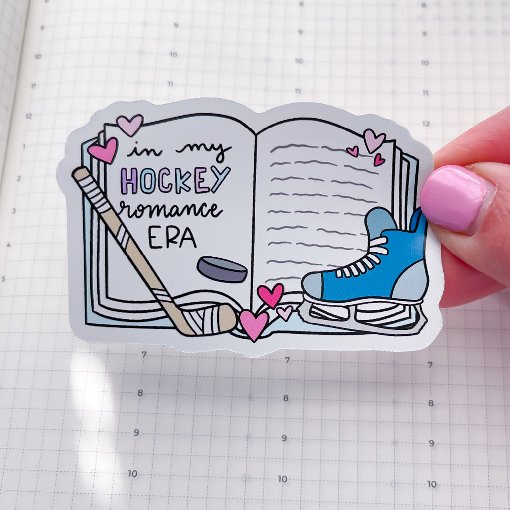 Hockey Era Book Vinyl Die Cut Sticker
