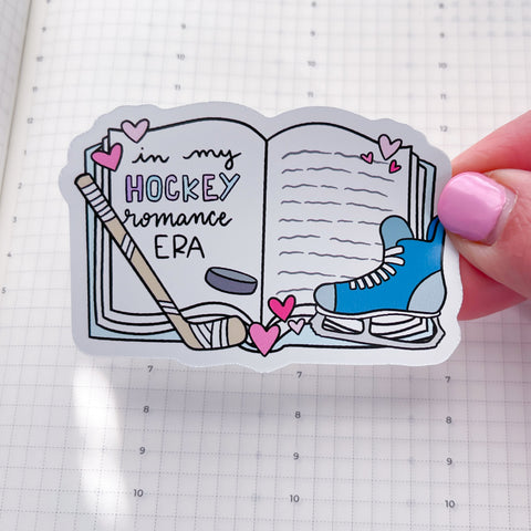 Hockey Era Book Vinyl Die Cut Sticker
