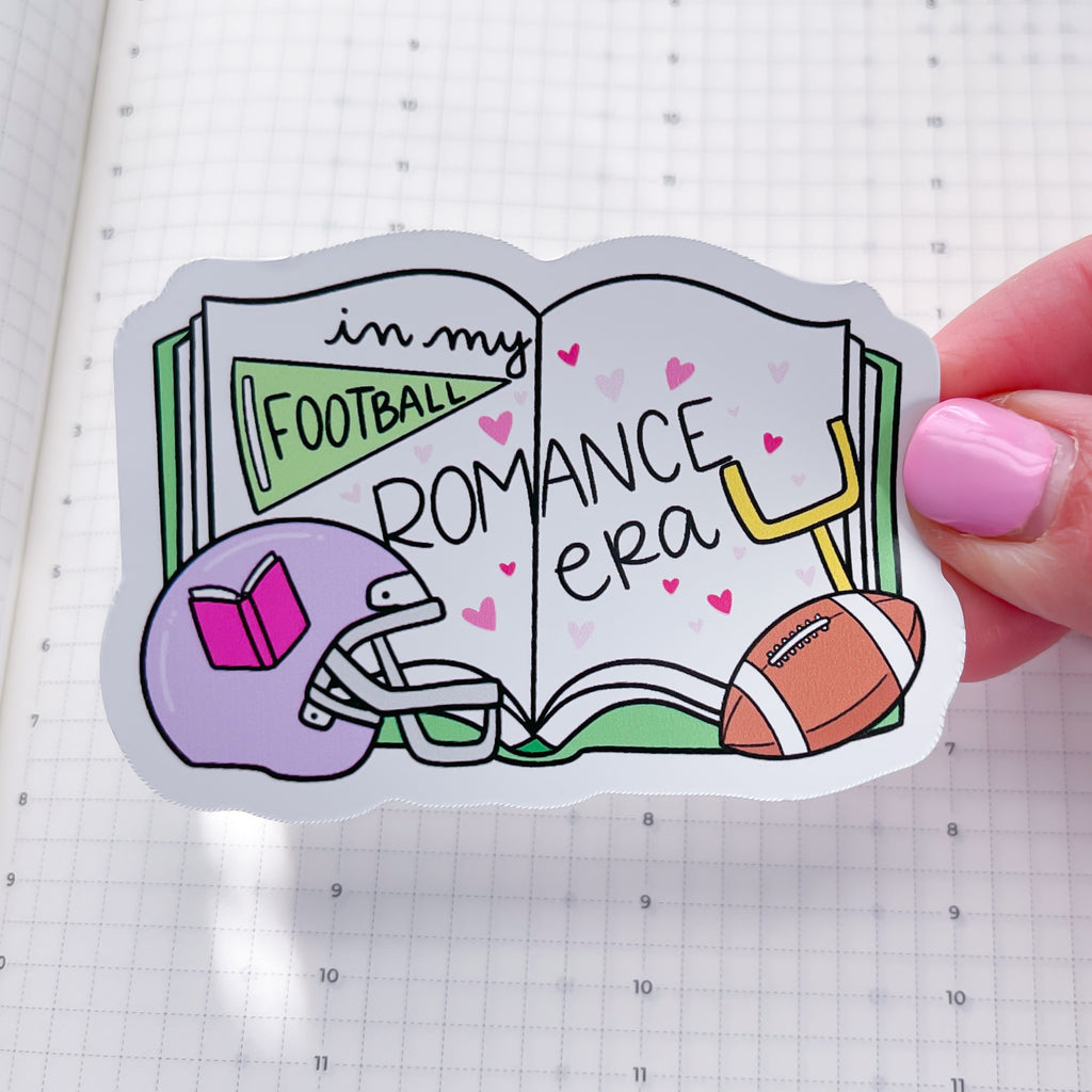 Football Era Book Vinyl Die Cut Sticker