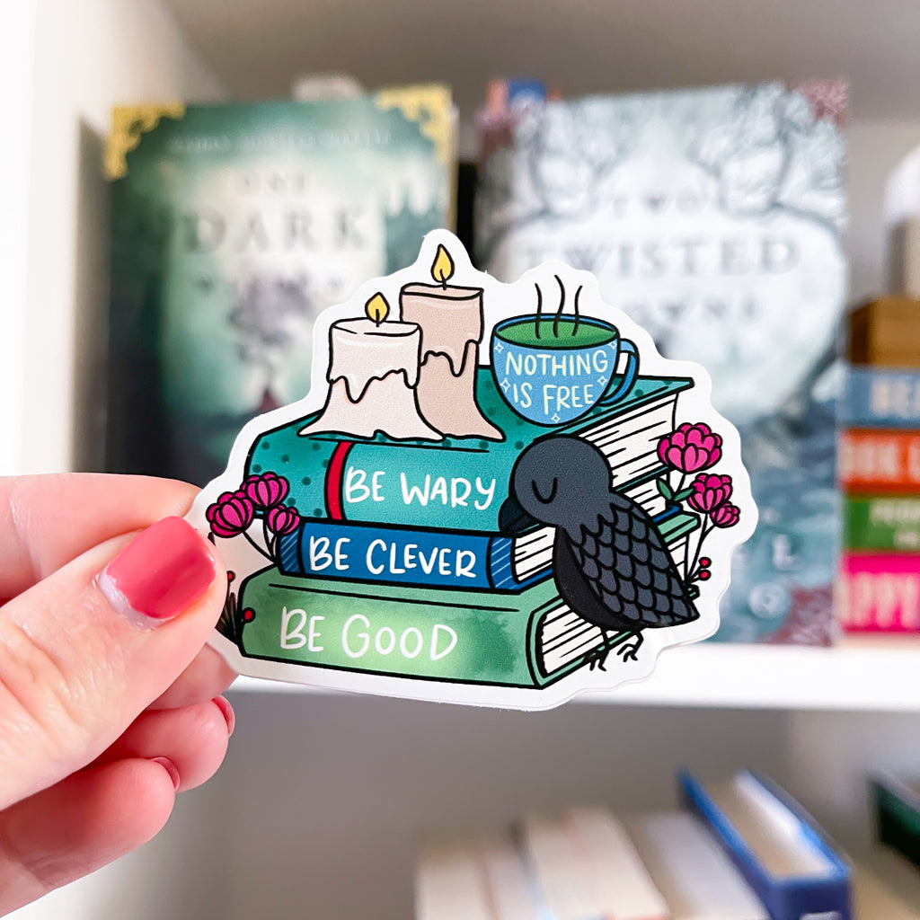 One Dark Window Book Stack Vinyl Die Cut Sticker | Officially Licensed ...