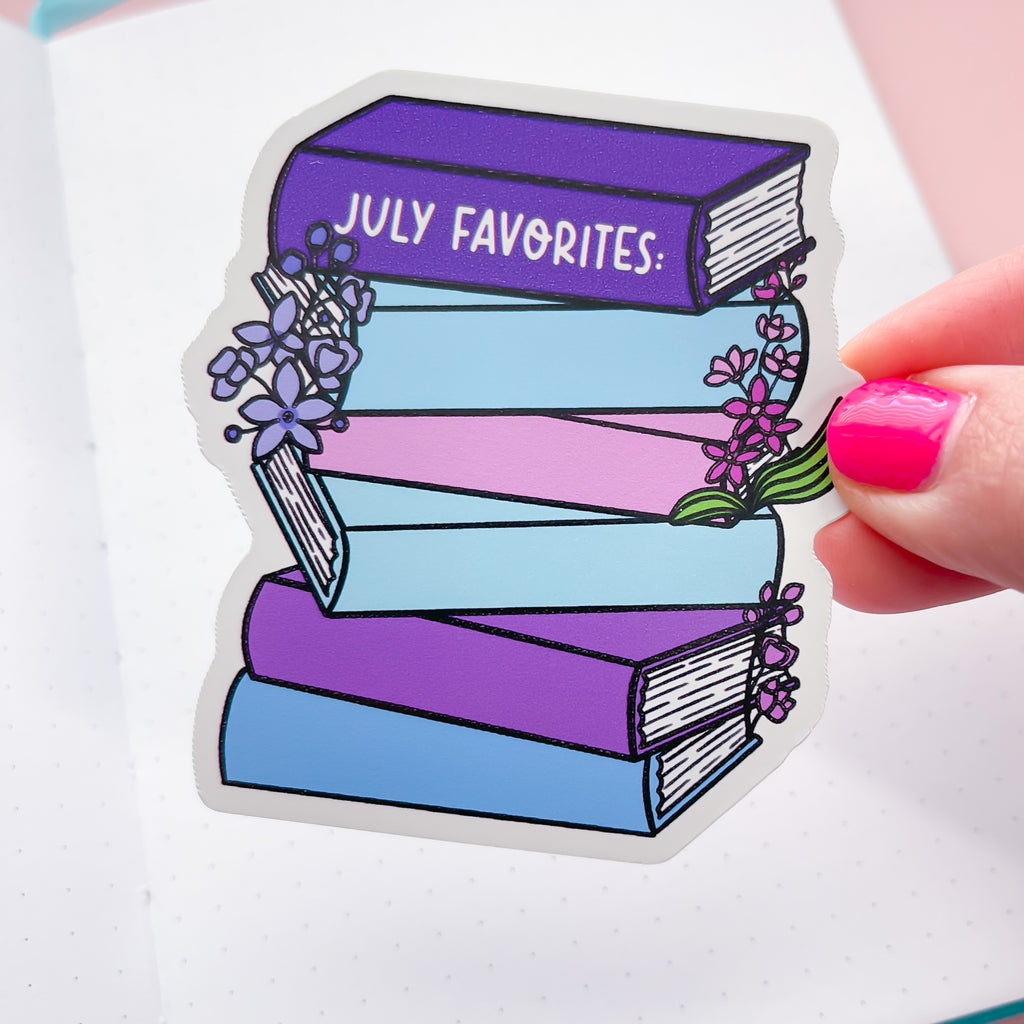 July Favorites 2025 Vinyl Die Cut Sticker