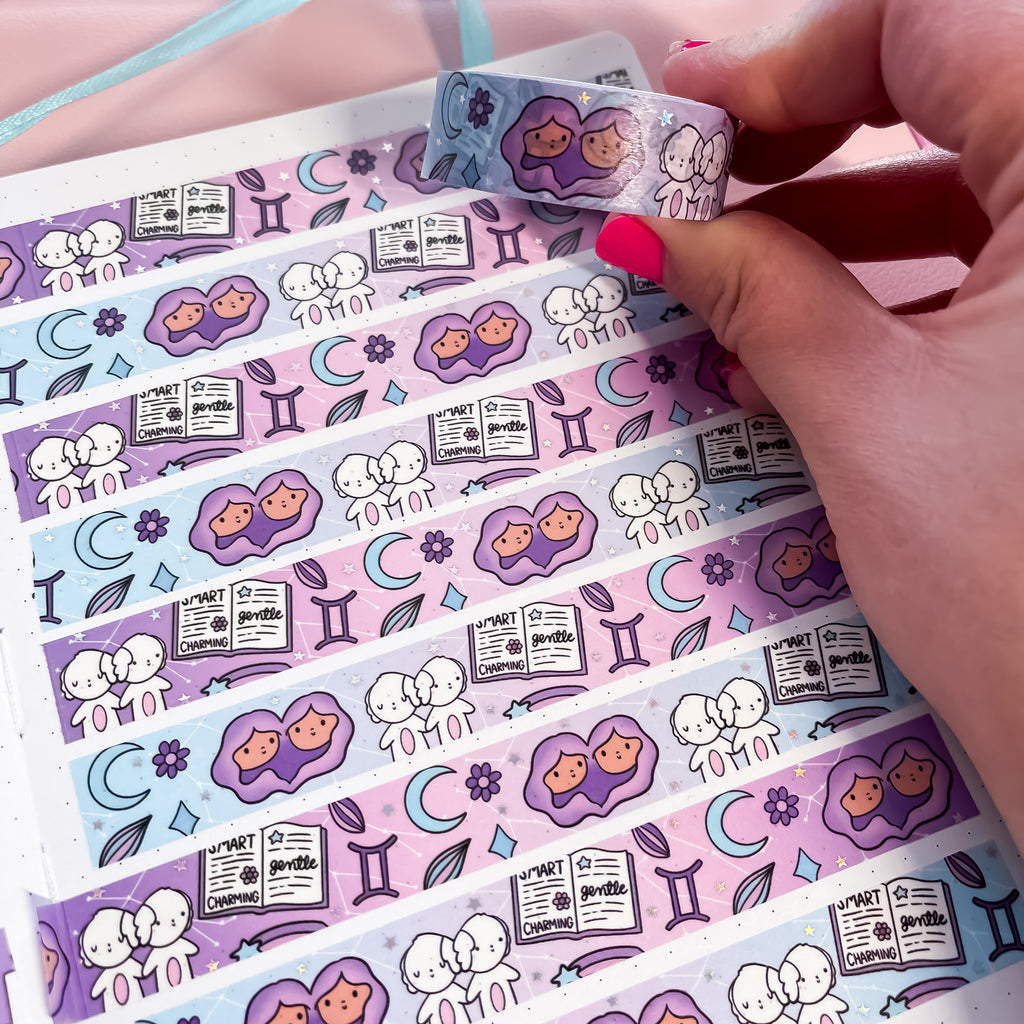 Holo Foil Gemini Washi Tape (15mm)