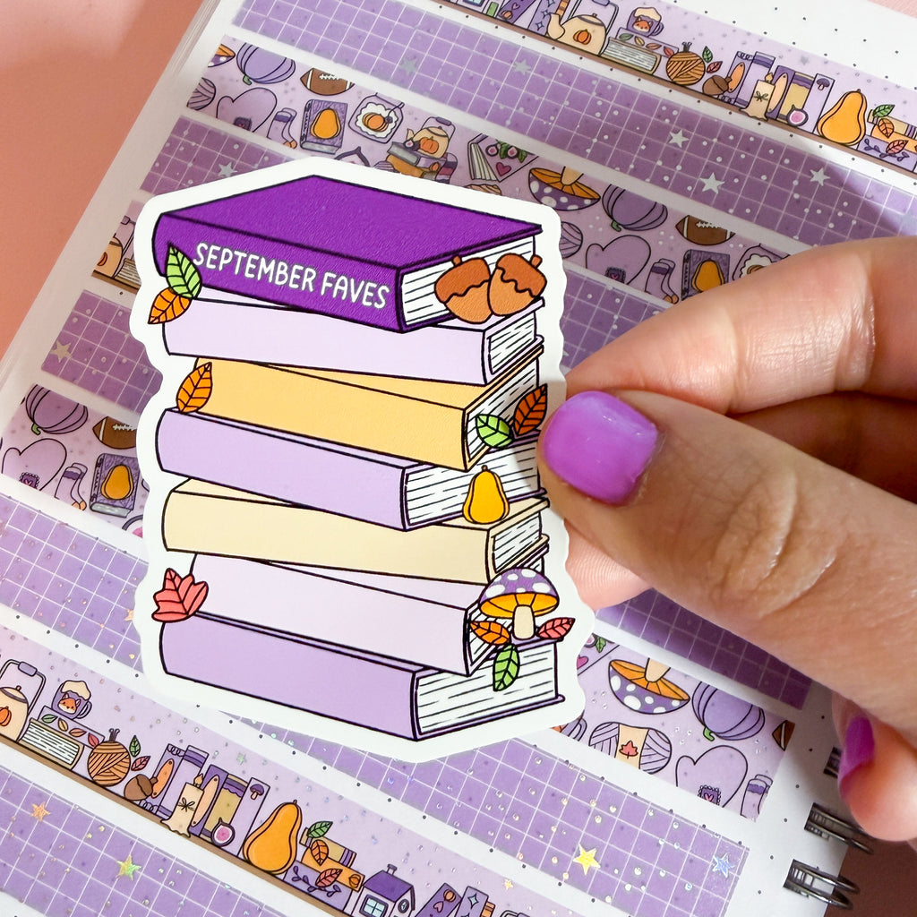 September 2026 Faves Vinyl Die Cut Sticker