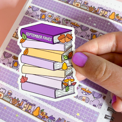 September 2026 Faves Vinyl Die Cut Sticker