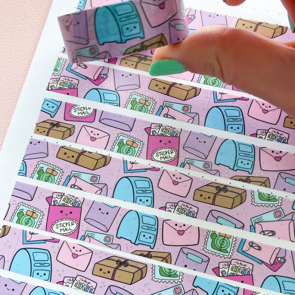 Holo Foil Sticker Mail Washi Tape