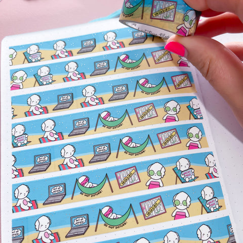 Holo Foil Vacay Mode Washi Tape (15mm)