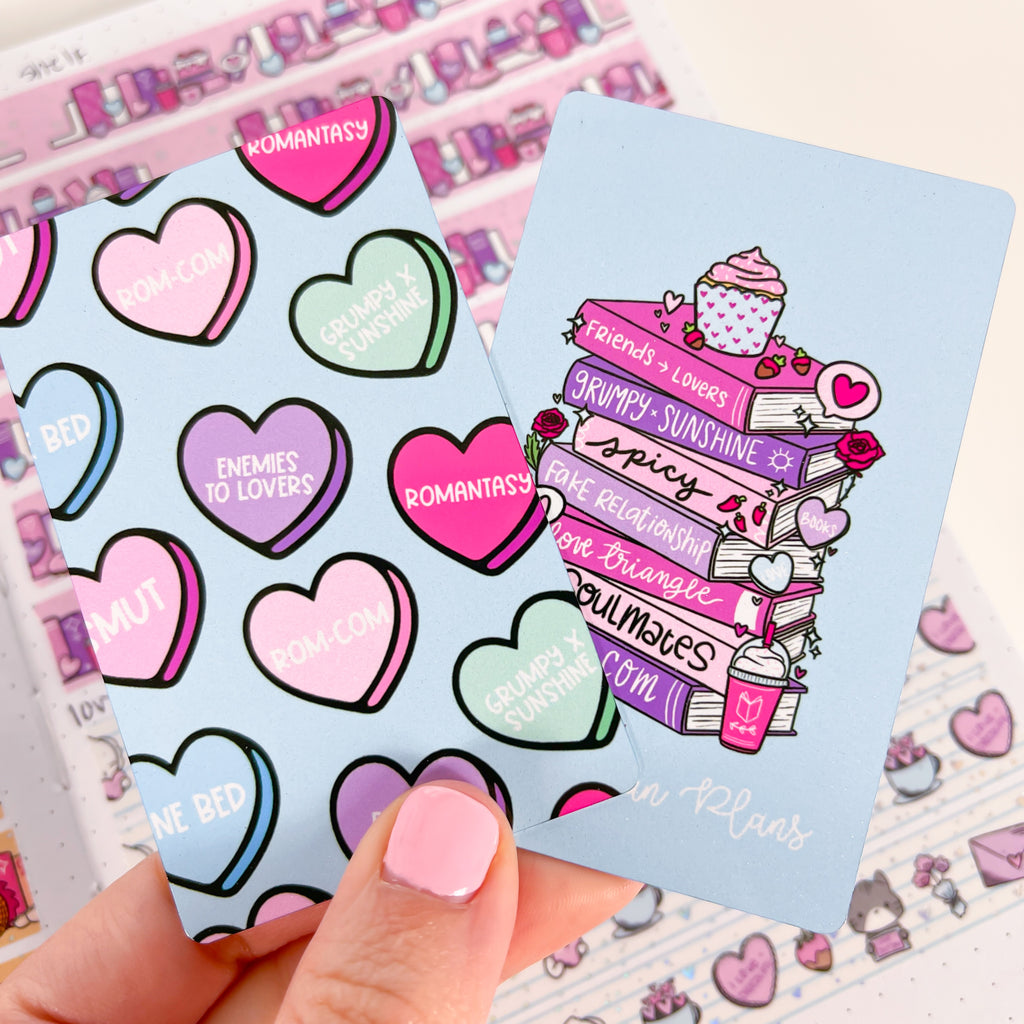 Bookish Valentine Washi Card