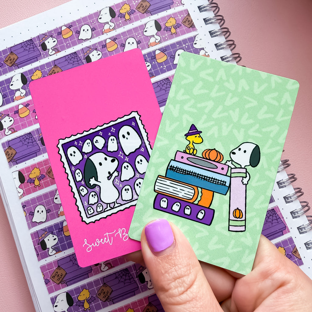 Boo Peanut Washi Card
