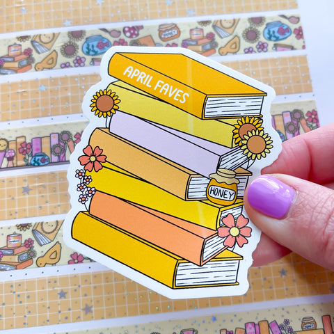 April 2026 Faves Vinyl Die Cut Sticker