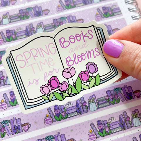 Bloom Book Vinyl Die Cut Sticker