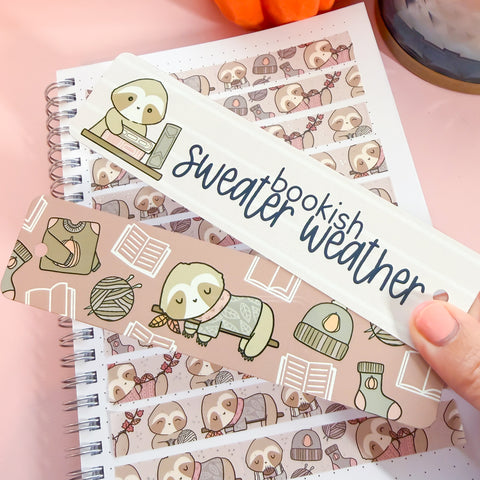 Sweater Weather Metal Bookmark