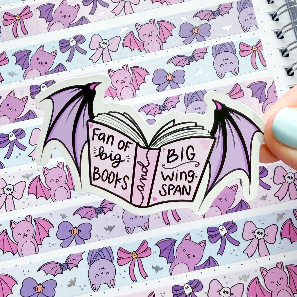 Big Books & Wingspan Vinyl Die Cut Sticker