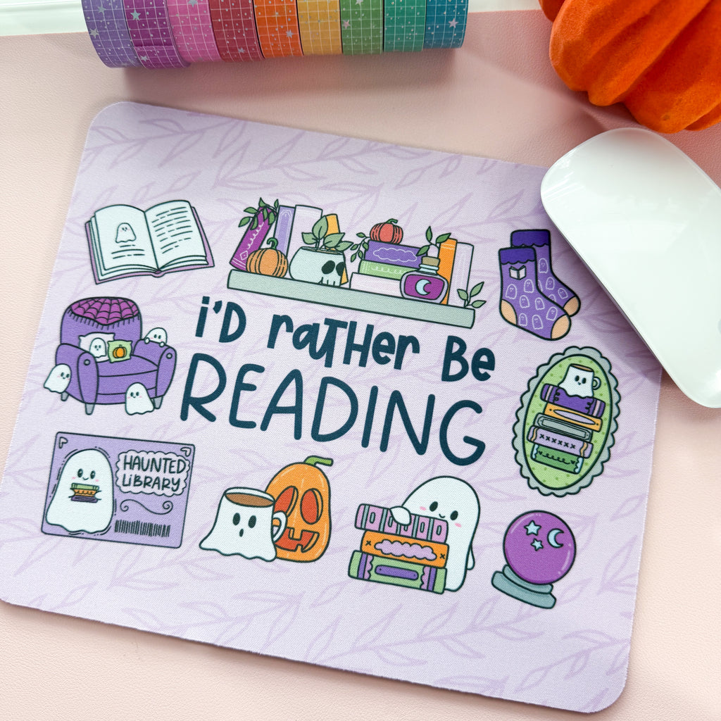 Halloween Bookish Mousepad