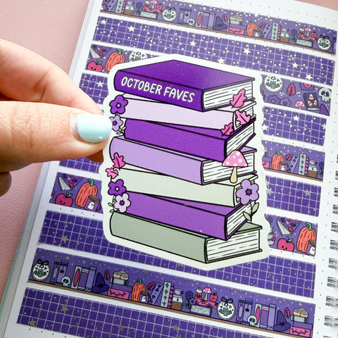 October 2026 Faves Vinyl Die Cut Sticker