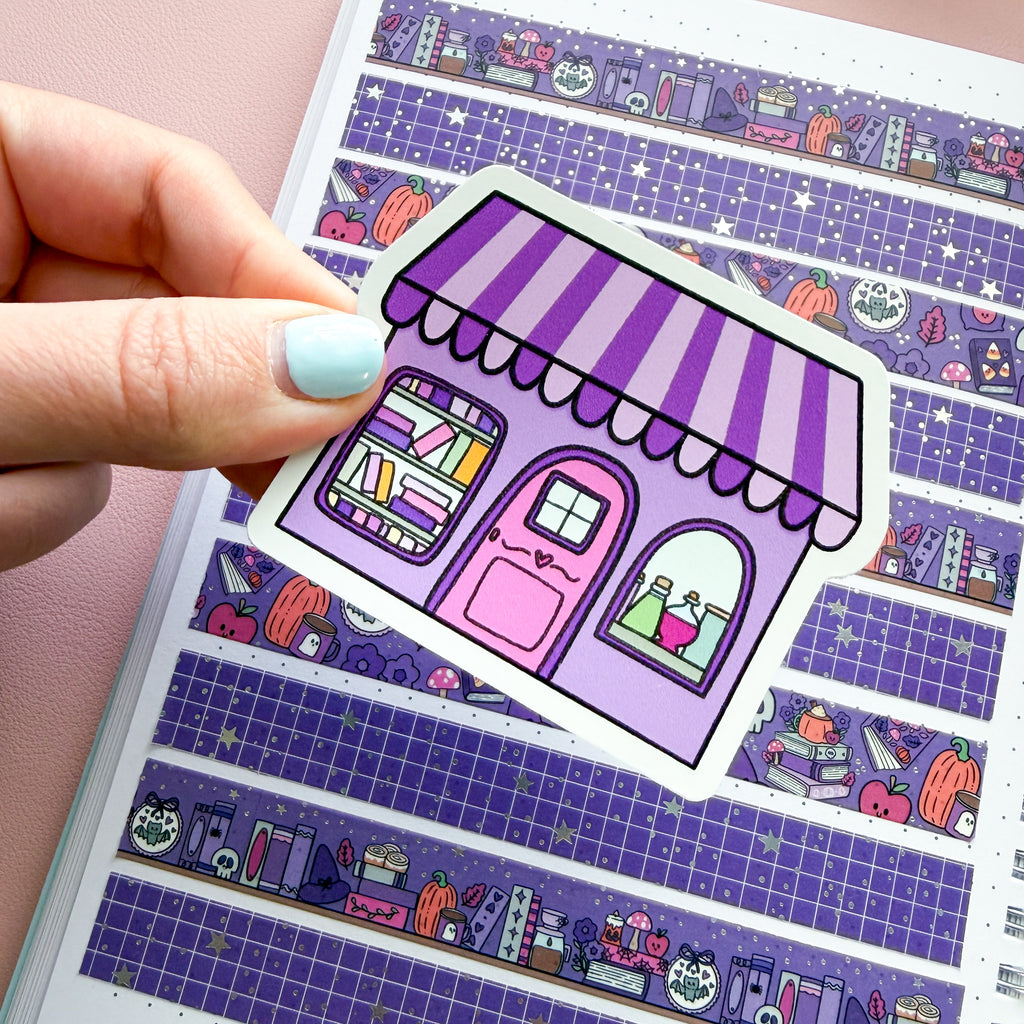 Purple Potion Shop Vinyl Die Cut Sticker