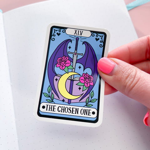 The Chosen Fantasy Tarot Vinyl Die Cut Sticker