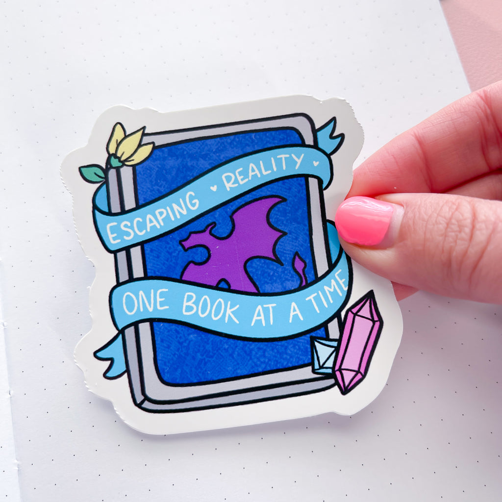 Dragon E-Reader Vinyl Die Cut Sticker