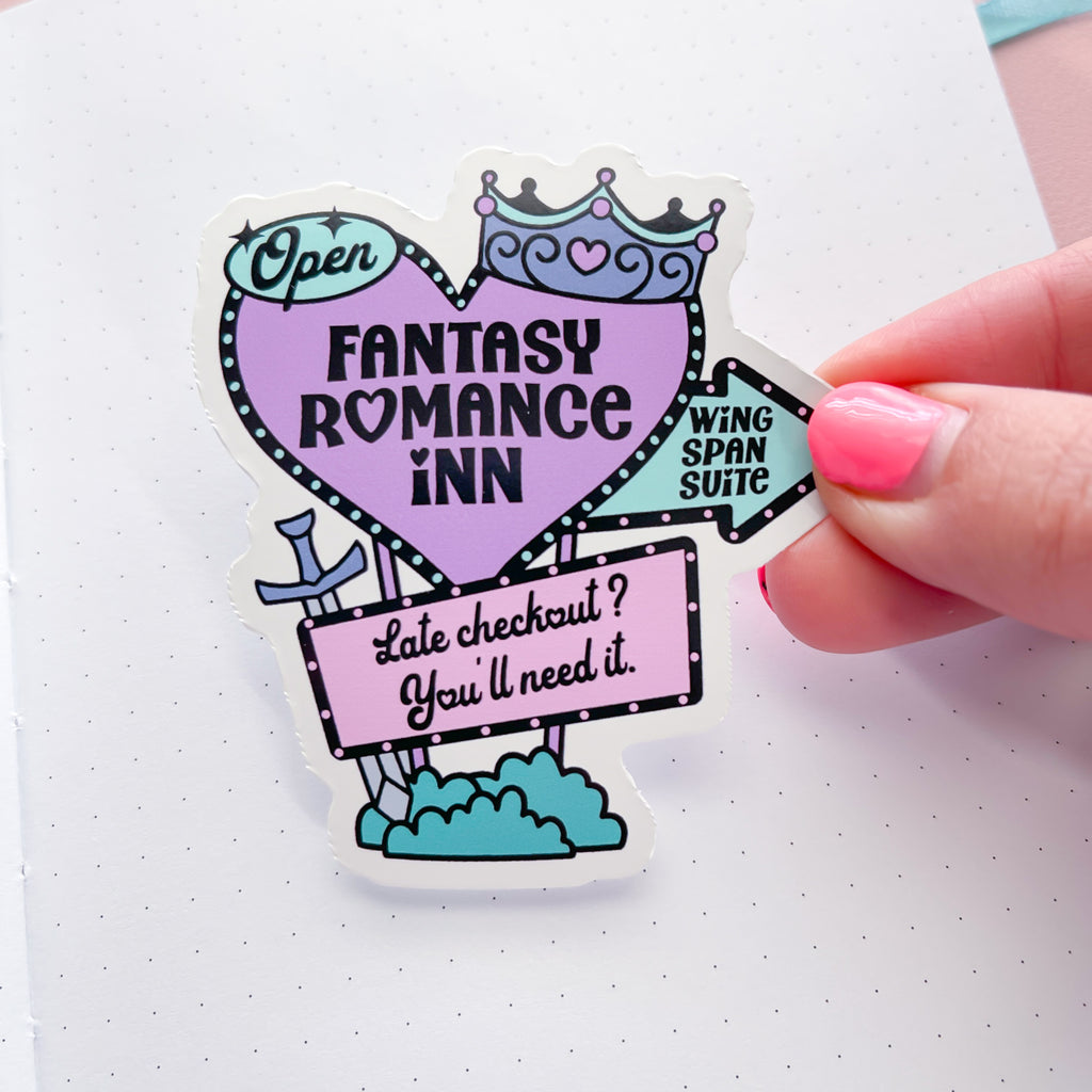 Romantasy Inn Vinyl Die Cut Sticker