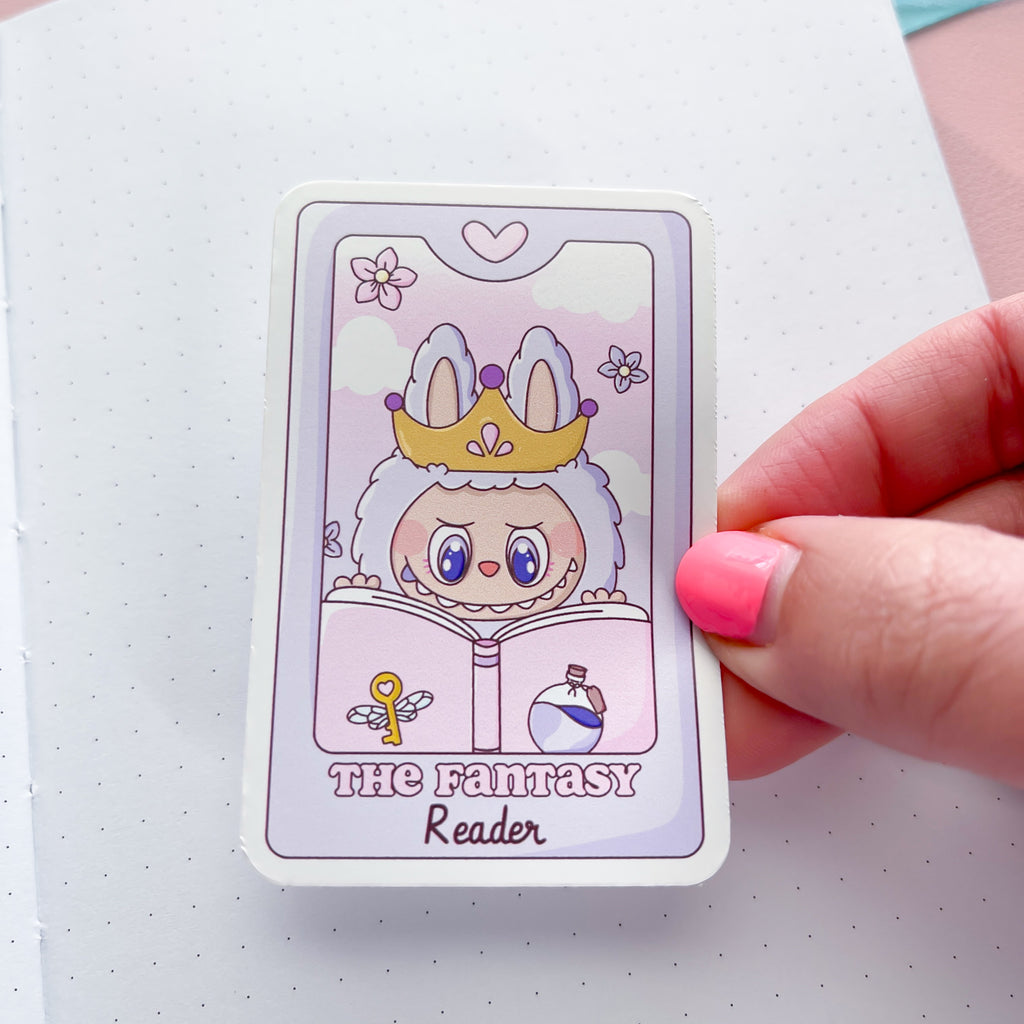 Monster Fantasy Reader Vinyl Die Cut Sticker