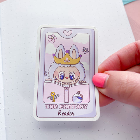 Monster Fantasy Reader Vinyl Die Cut Sticker