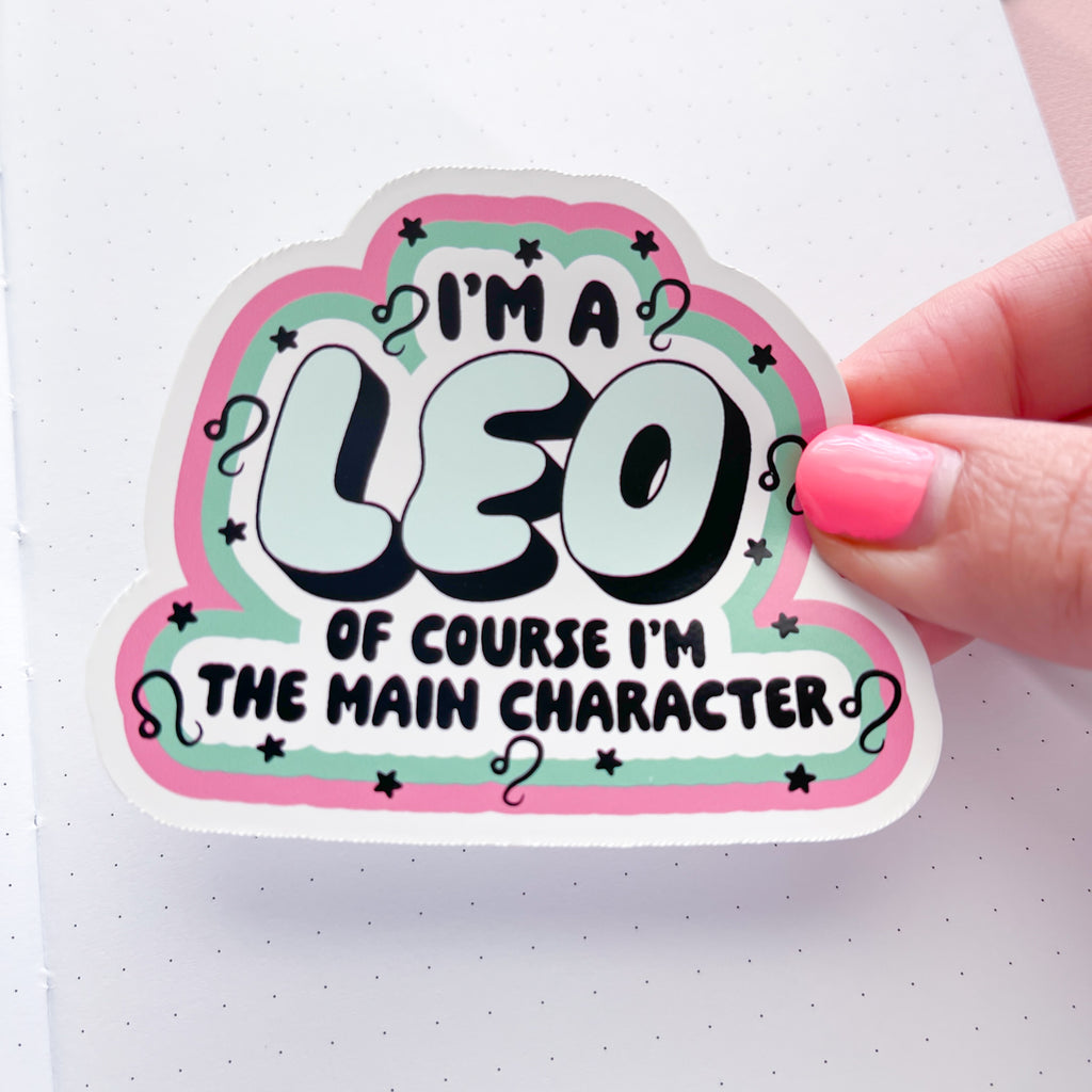 I'm A Leo Vinyl Die Cut Sticker