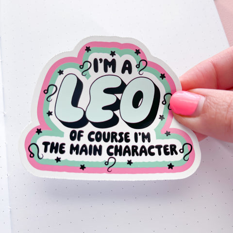 I'm A Leo Vinyl Die Cut Sticker