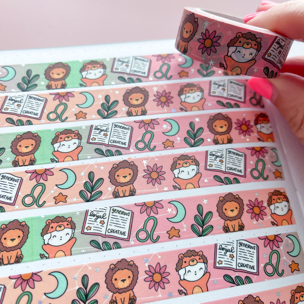 Holo Foil Leo Washi Tape (15mm)