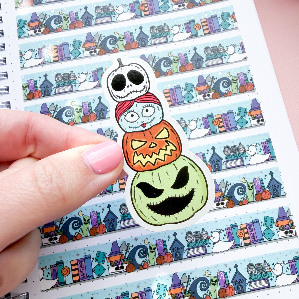 NBC Pumpkins Vinyl Die Cut Sticker