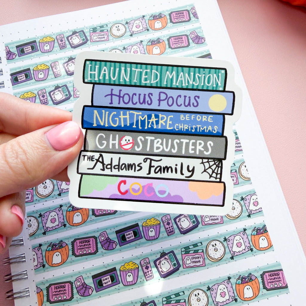 Cute Halloween Movies Vinyl Die Cut Sticker