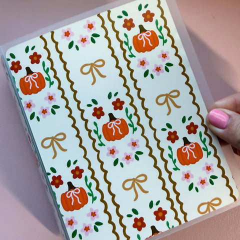 Cozy Pumpkin Small Sticker Album