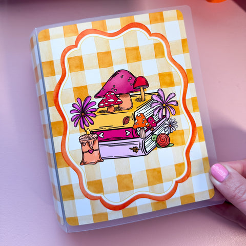 Autumn Book Stack Small Sticker Album