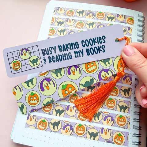 Spooky Cookies Metal Bookmark