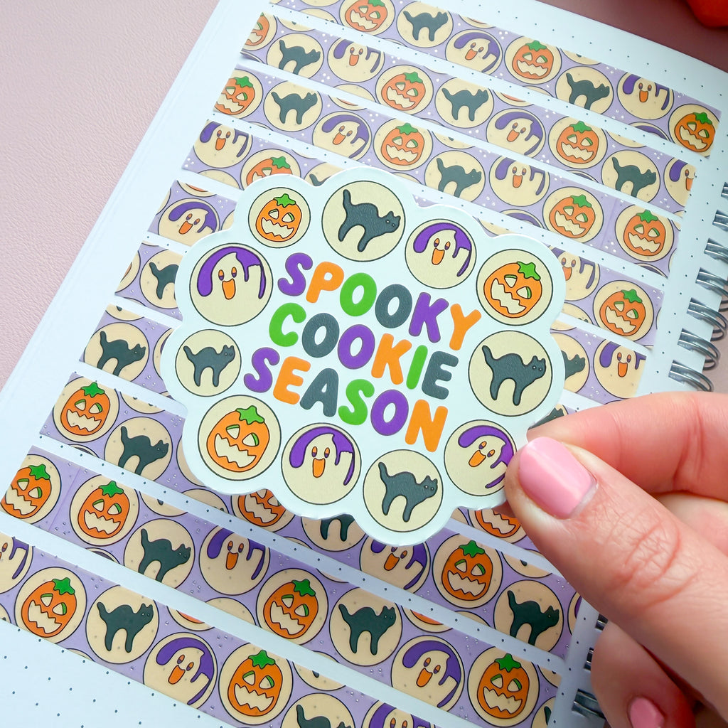 Spooky Cookie Season Vinyl Die Cut Sticker