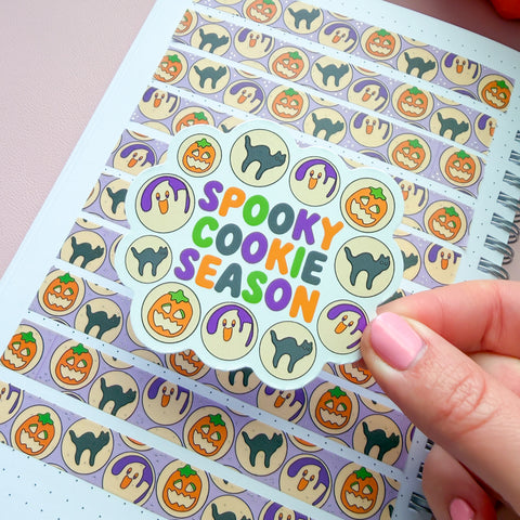 Spooky Cookie Season Vinyl Die Cut Sticker