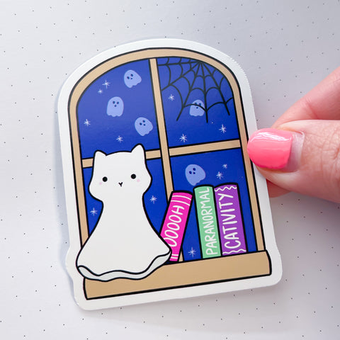 Paranormal Cativity Window Vinyl Die Cut Sticker