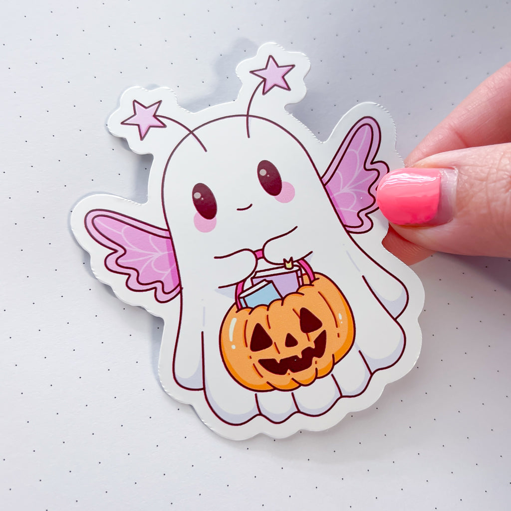 Fairy Ghost Vinyl Die Cut Sticker