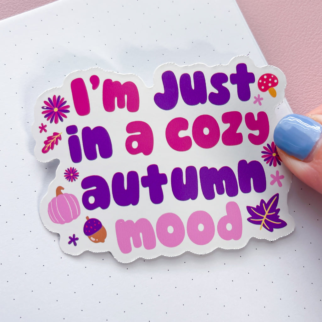 Autumn Mood Vinyl Die Cut Sticker