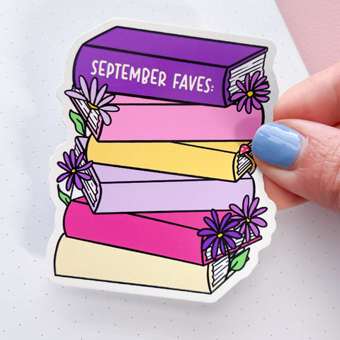 September 2025 Favorites Vinyl Die Cut Sticker