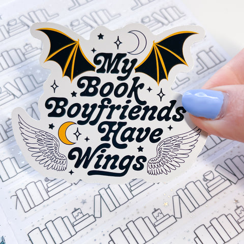 Book Bfs Have Wings Vinyl Die Cut Sticker