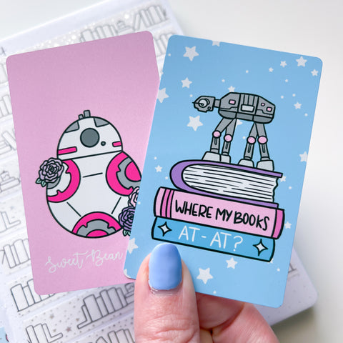 Space Library Washi Card
