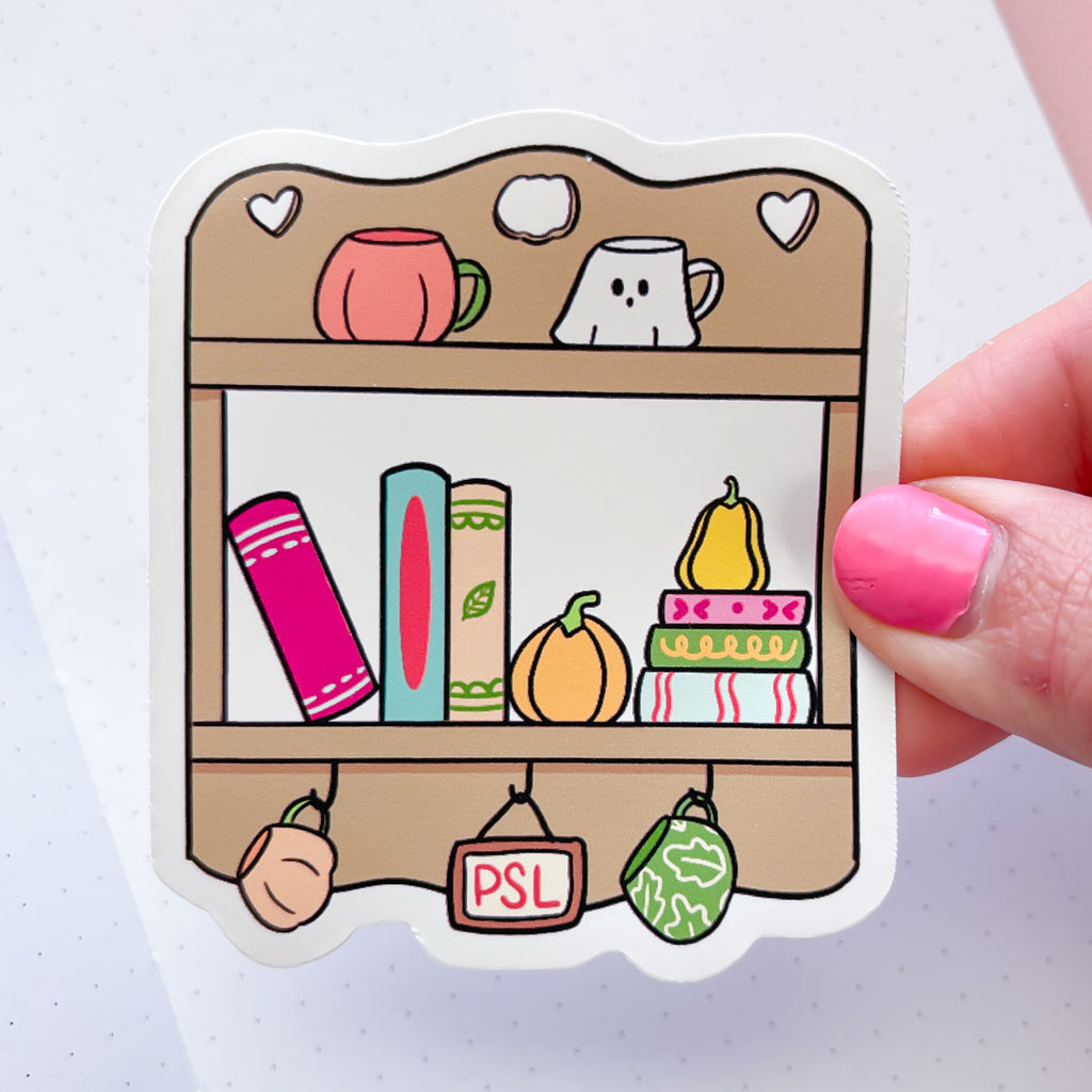PSL Kitchen Shelf Vinyl Die Cut Sticker