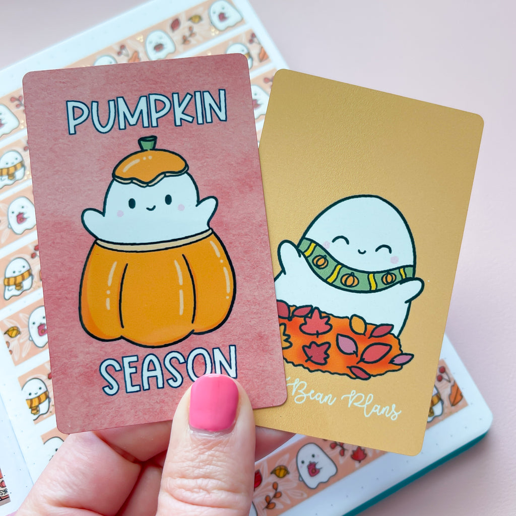 Pumpkin Season Washi Card
