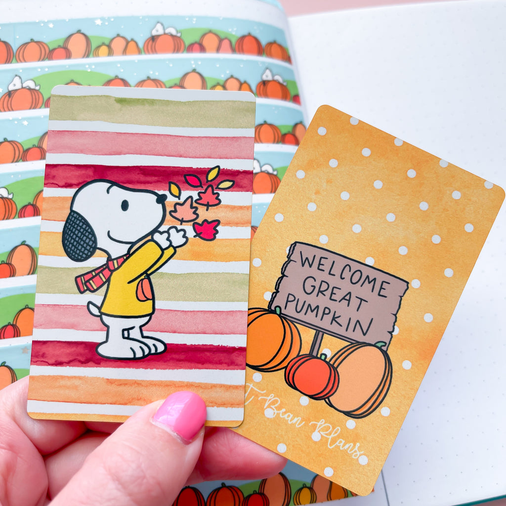 Great Pumpkin Washi Card