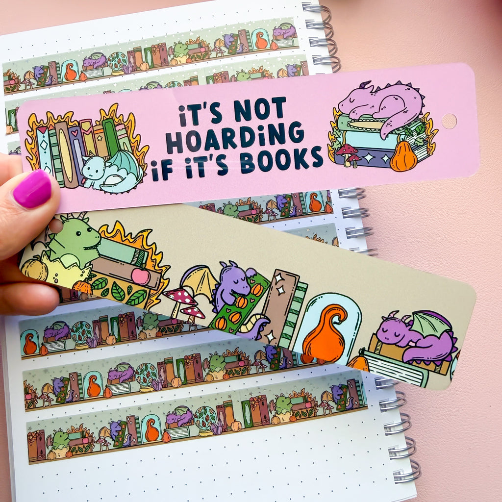 Cozy Dragon Metal Bookmark