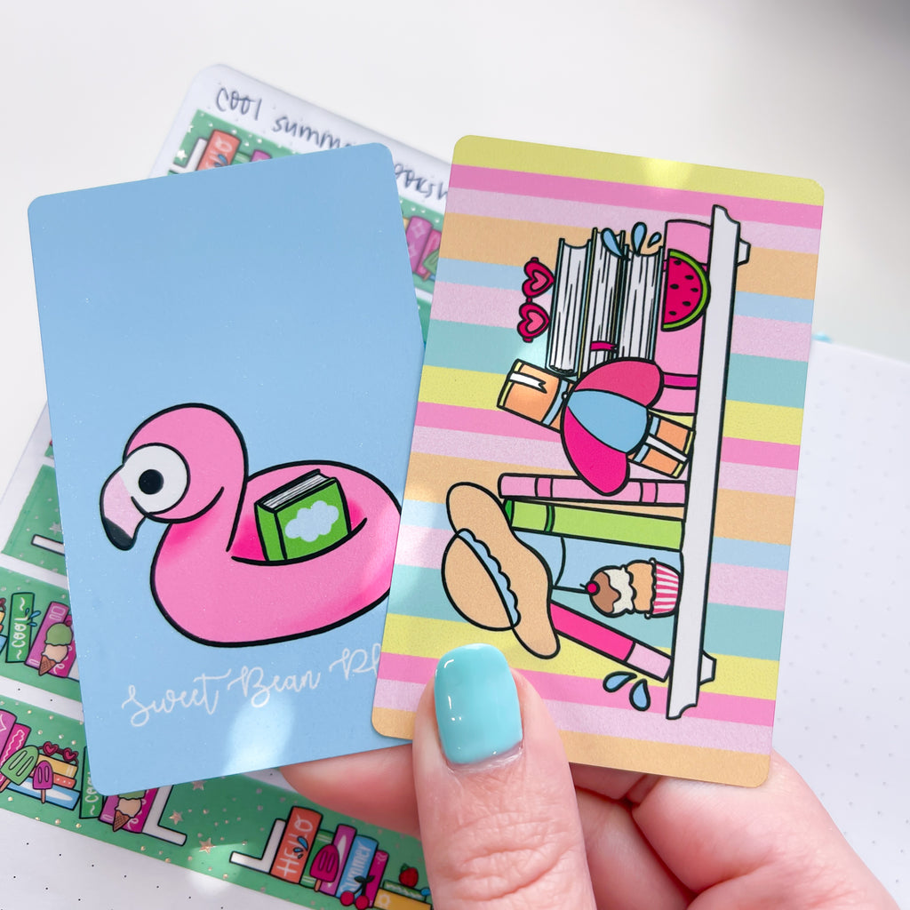 Cool Summer Reads Washi Card